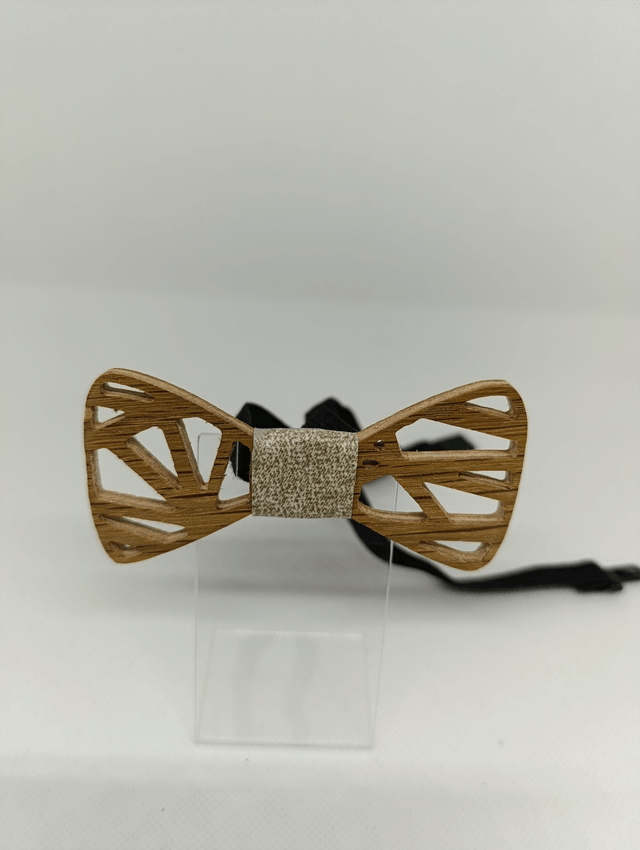 Nœud papillon en bois