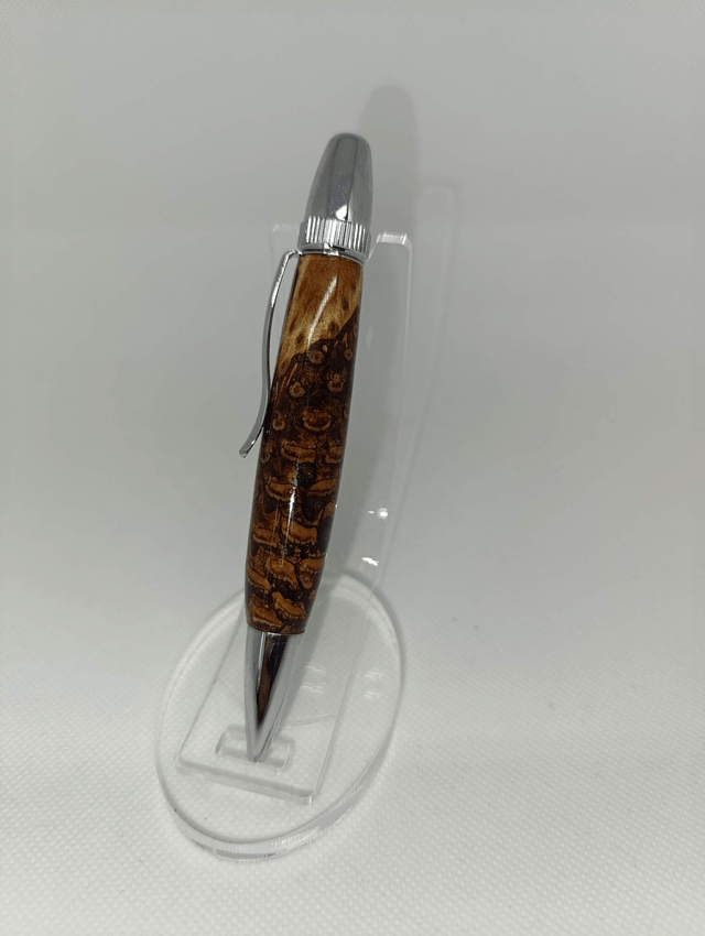 Stylo "Polaris" en pigne de pin/résine (1)
