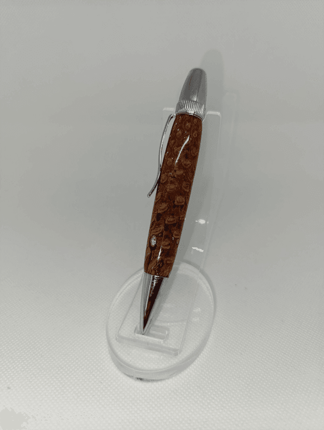 Stylo &quot;Polaris&quot; en pigne de pin/résine